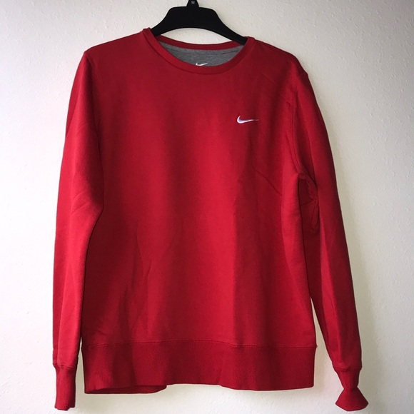 Nike Other - Men’s crew neck sweater red size XL